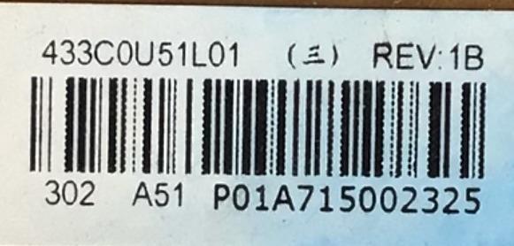 FUENTE PARA TV TOSHIBA / NUMERO DE PARTE 4330U51L01 / VTV-P24001 / 453C0U51L01 / P01A714900017 / P01A715002325 / MODELO 24V4210U - Imagen 2